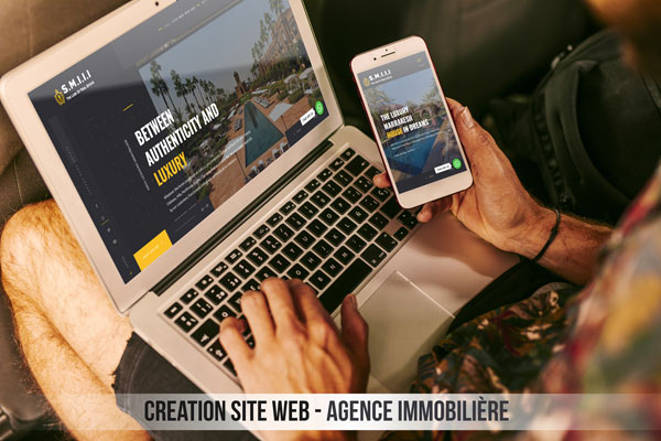 conception charte graphique et un site web internet pour la société Immobilière SMIII.