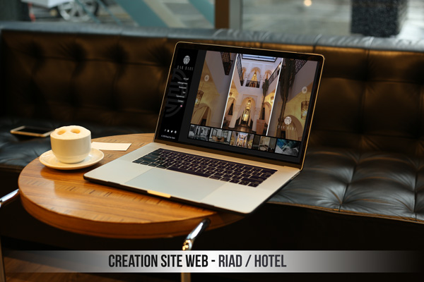 Creation site sur internet pour un riad et Hotel  Riad dar bahi, site web maroc.